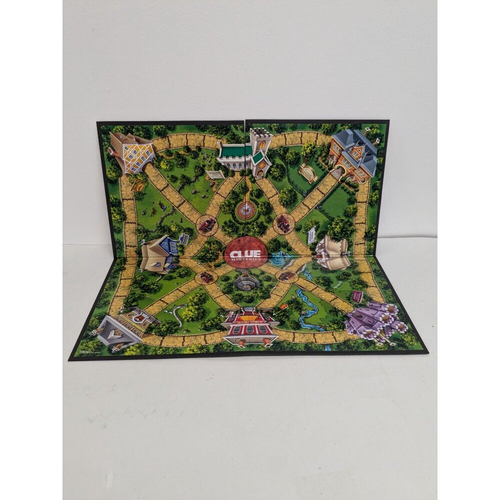 2002 Clue Mysteries Board Game Replacement Parts Game Board